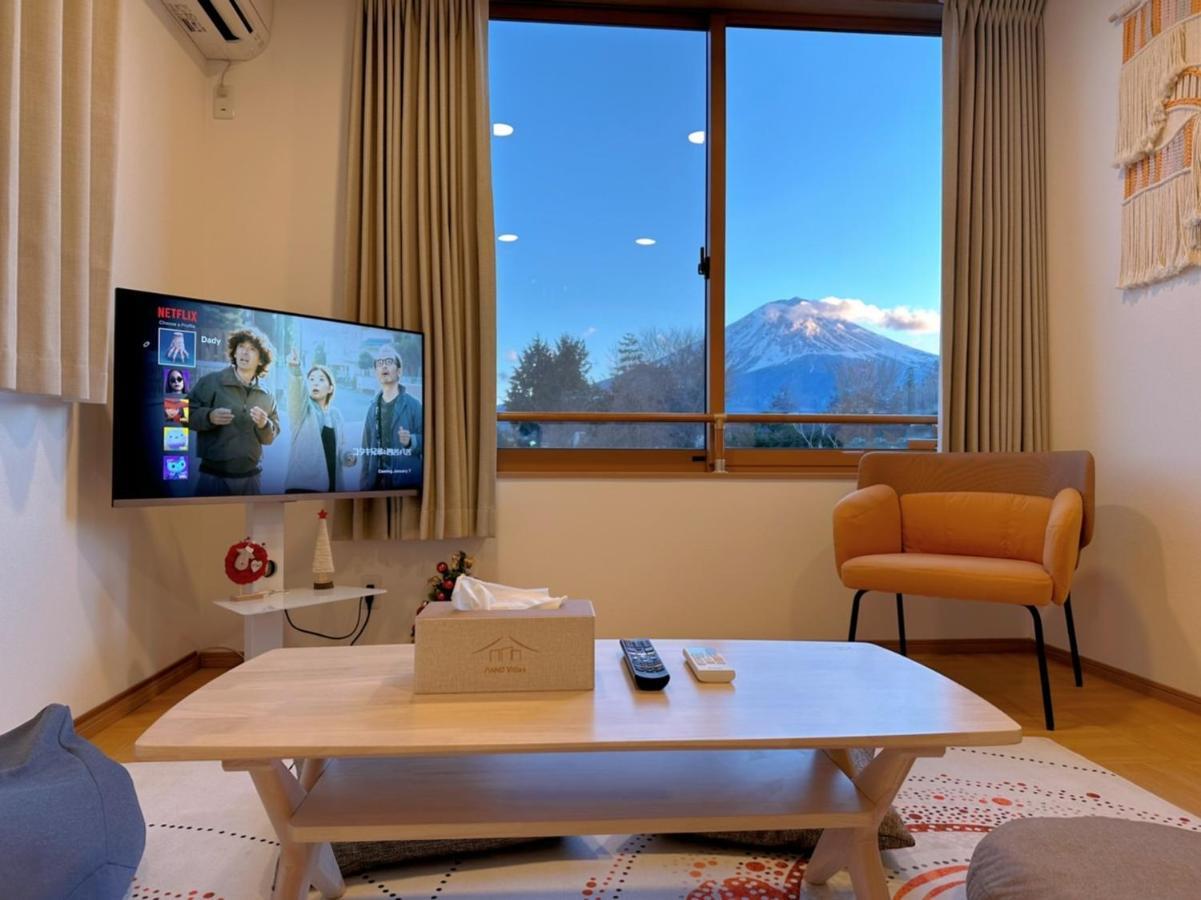 ヴィラ山間堂grandvilla Mt Fuji View Bbq Bonfire Annovillas Sankando Фудзі-Каваґутіко Екстер'єр фото